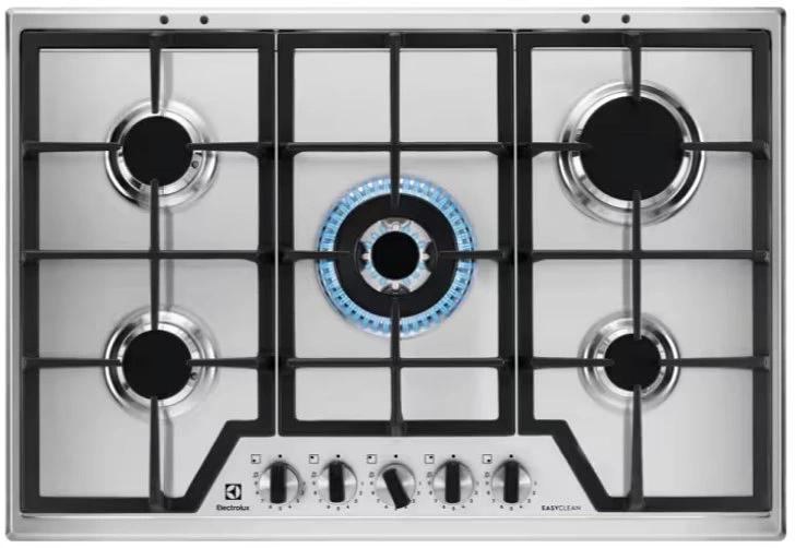 Газовая варочная поверхность Electrolux KGS75362XX нержавеющая сталь фото 1