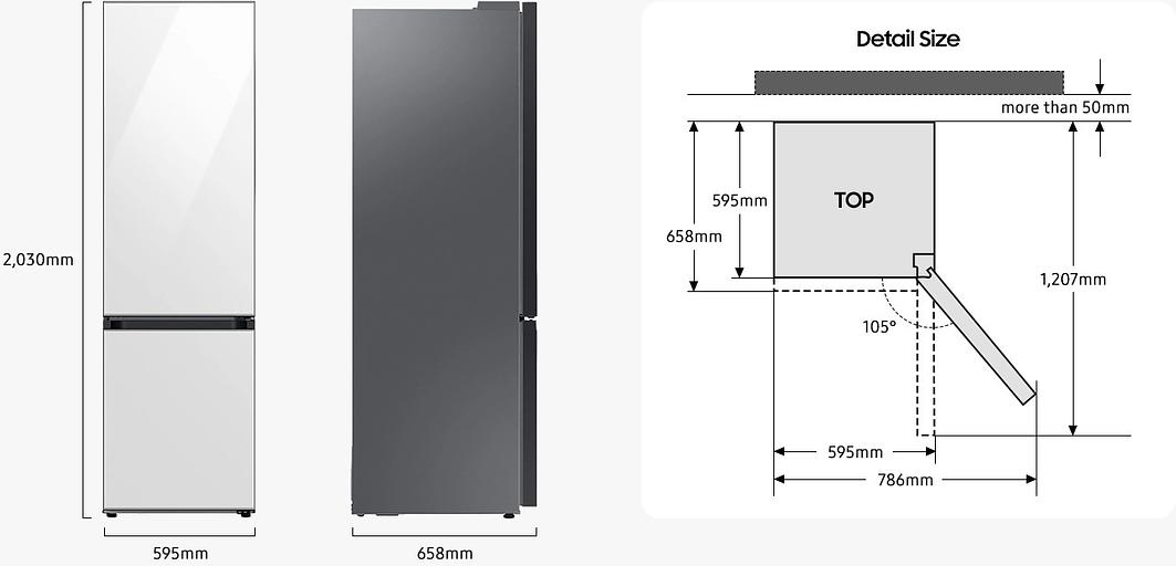 Холодильник Samsung RB38C671DSA/EF 2-хкамерн. серебристый фото 10