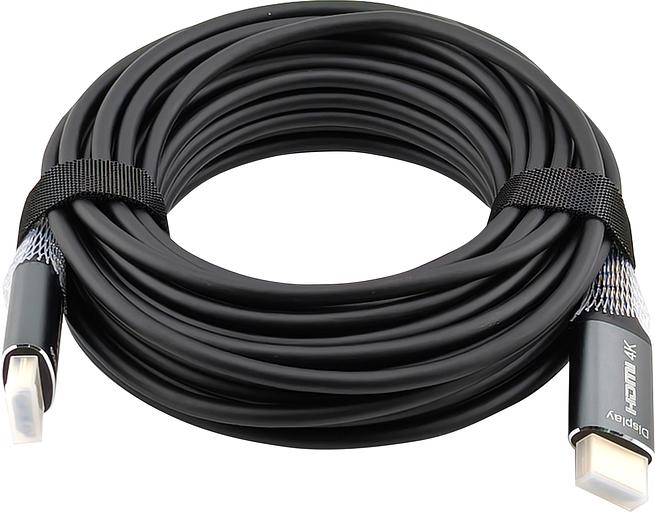 Кабель аудио-видео Cactus CS-HDMI-AOC-2-10 HDMI (m)/HDMI (m) 10м. позолоч.конт. черный фото 3