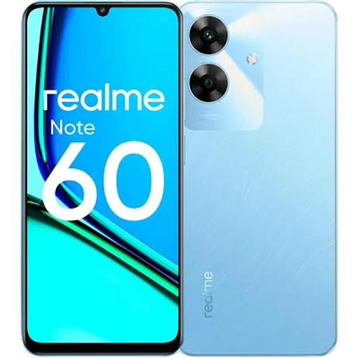 Смартфон Realme RMX3933 Note 60 128Gb 6Gb небесно-голубой моноблок 3G 4G 2Sim 6.74" 720x1600 Android 14 32Mpix 802.11 a/b/g/n/ac GPS GSM900/1800 GSM1900 TouchSc A-GPS microSD фото 1