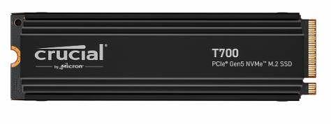 Твердотельный диск 2TB Crucial T700 CT2000T700SSD3, M.2, PCI-E 5.0 x4, TLC 3D NAND [R/W - 12400/11800MB/s] фото 1