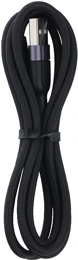 Кабель Hoco U117 IP(01481) 1м черный фото 3