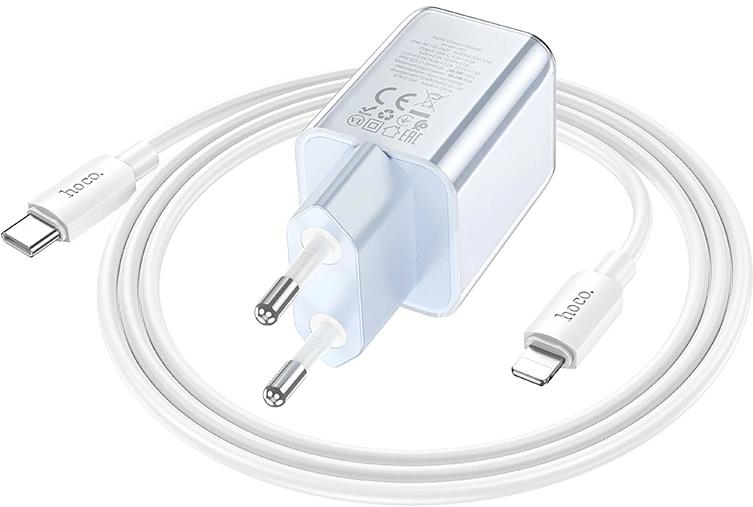 Сетевое зар./устр. Hoco N47 Glorious 30W 3A (PD) белый (PD30W 35363) фото 2