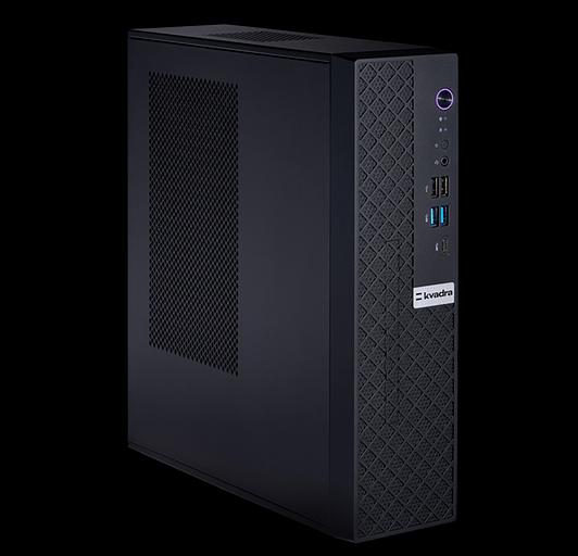 Компьютер KVADRA TAU SFF черный Core i3-12100, 16GB DDR4 3200 (1x16GB), SSD 512Gb, Intel Internal Graphics,WiFi/BT, noDVD, wired keyboard & mouse, noOS, 1Y Wty, МПТ фото 1