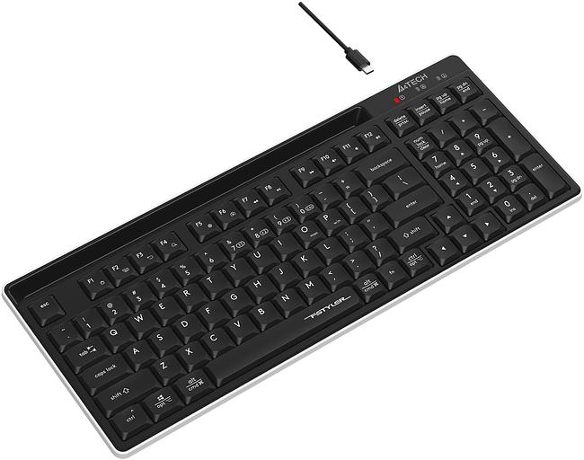 Клавиатура A4Tech Fstyler FBX70C черный USB беспроводная BT/Radio slim Multimedia (FBX70C) фото 5
