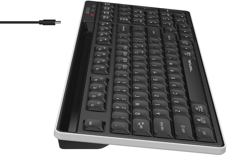 Клавиатура A4Tech Fstyler FBX70C черный USB беспроводная BT/Radio slim Multimedia (FBX70C) фото 9