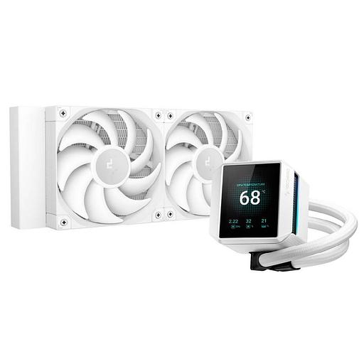 Жидкостная система охлаждения Deepcool MYSTIQUE 240 WH R-LX240-WHDSNMP-G-1 фото 1