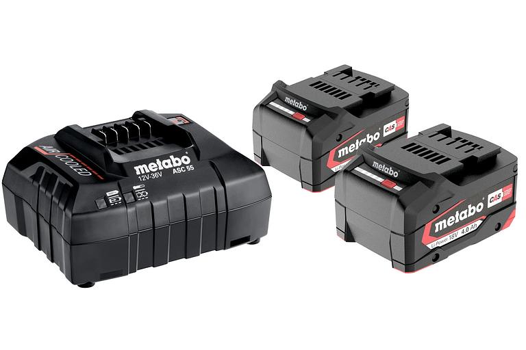 Батарея аккумуляторная Metabo Basic Set 4.0 18В 4Ач Li-Ion (З/У в компл.) (685050000) фото 1