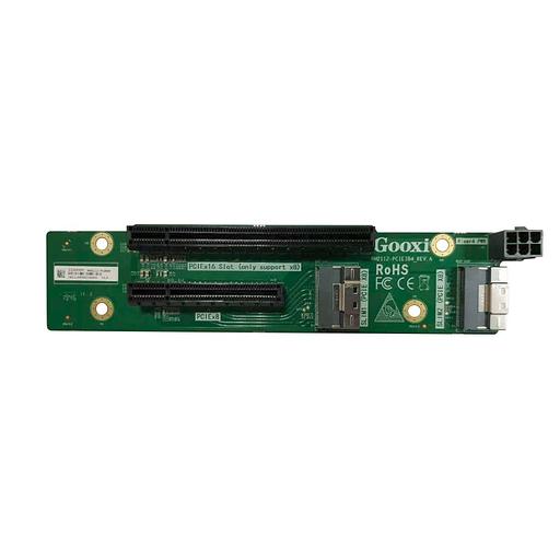 Адаптер Gooxi Support 2* PCIe 3.0x8 (1*x16 SLOT+1* x8 SLOT), Riser4 фото 1