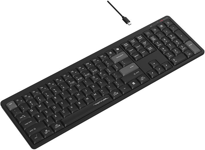 Клавиатура A4Tech Fstyler FBX55C черный USB беспроводная BT/Radio slim Multimedia (FBX55C) фото 5