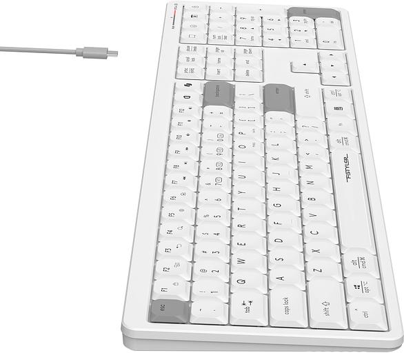 Клавиатура A4Tech Fstyler FBX55C белый USB беспроводная BT/Radio slim Multimedia (FBX55C) фото 9
