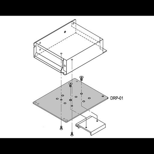 Пластина для монтажа источников питания в корпусе на DIN-рейку фото 1