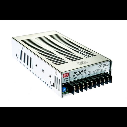 SD-200C-48 DC-DC преобразователь; P вых: 201.6 Вт; U вх: 36 - 72 В; U вых: 48 В/4.2А; Mean Well фото 1