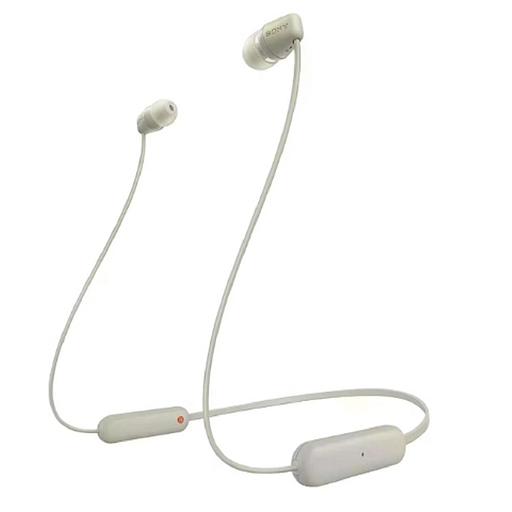 Sony WI-C100 бежевый беспроводные bluetooth шейный обод фото 1