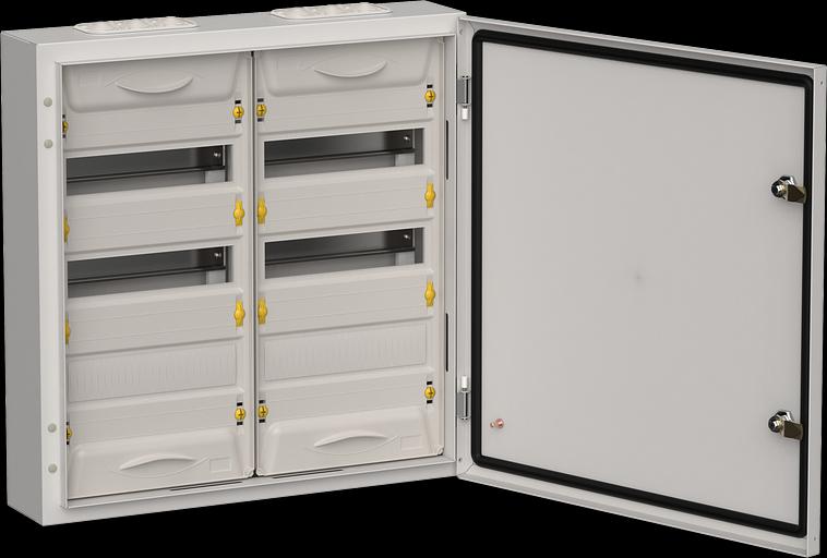 TITAN 5 Корпус металлический ЩРн-72 (2х36) 585х570х140 IP54 сер IEK фото 1