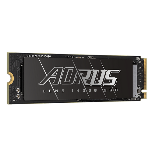 Твердотельный накопитель SSD Gigabyte 4TB M.2 2280 AORUS Gen5 14000 AG514K4TB PCI-Express 5.0x4, NVMe 2.0, 3D TLC NAND, Phison PS5026-E26 фото 2