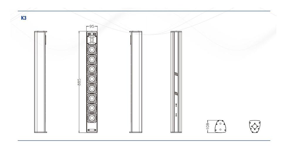 Пассивная 2-полосная акустическая система FDB audio K3 фото 2