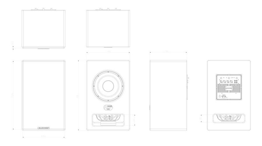 Активный сабвуфер M&K Sound X12+. Цвет: Матовый черный [Black Satin/Black Cloth] фото 5