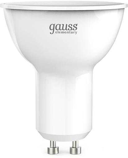 Лампа светодиодная Gauss Elementary 13621 11Вт цок.:GU10 софит 180B св.свеч.бел.нейт. MR16 (упак.:10шт) фото 2