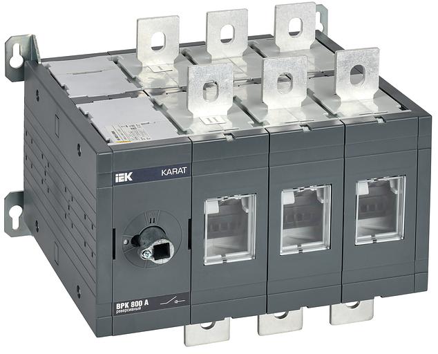 KARAT Выкл-разъед. ВРК реверс. без рукоятки 3P 800А IEK IEK KA-VR20-3-0800 фото 1