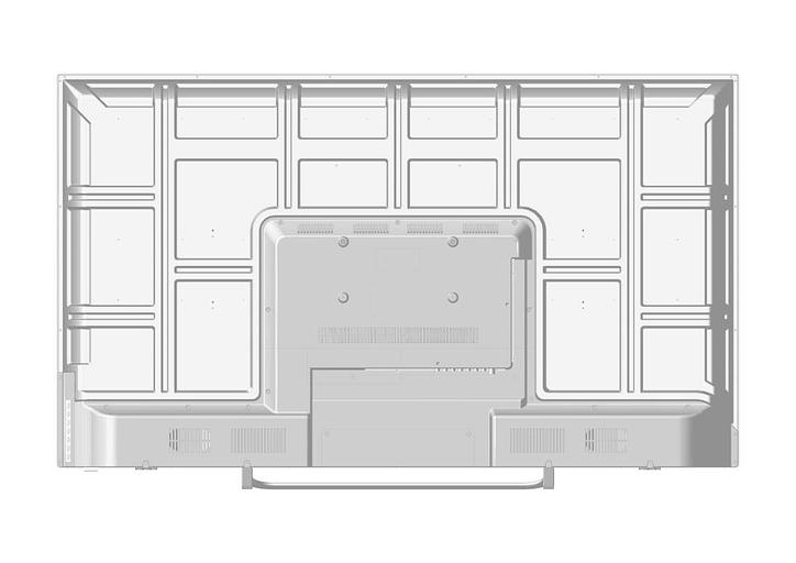 Телевизор Asano 55LU5011T 55", 4K Ultra HD, белый, T2/CI+/Dolby Digital, HDR 10, SALUT smart фото 1