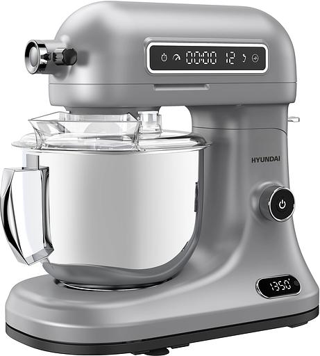 Миксер планетарный Hyundai HYM-S8551 1600Вт серебристый фото 3