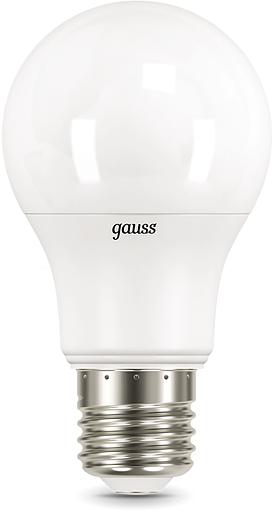 Лампа светодиодная Gauss A60 10Вт цок.:E27 груша 220B св.свеч.бел.теп. (упак.:10шт) (102502110-T) фото 2