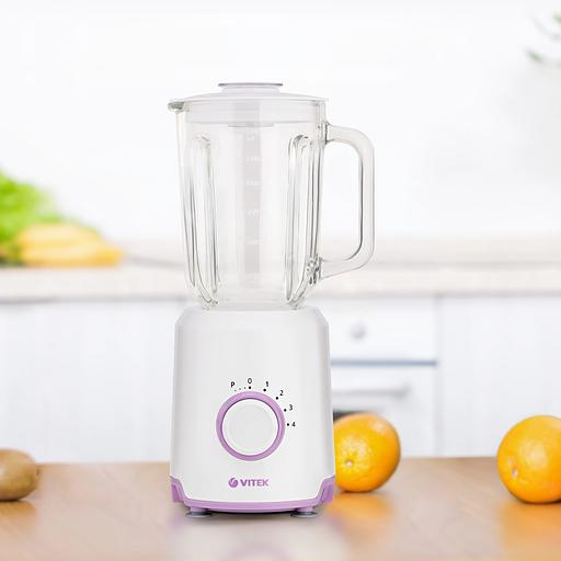 Блендер стационарный Vitek VT-8512 700Вт белый фото 2