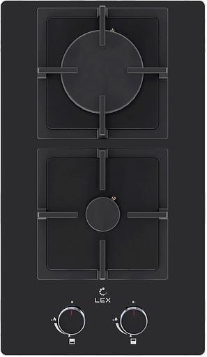 Газовая варочная поверхность Lex GVG 324 BBL черный фото 1