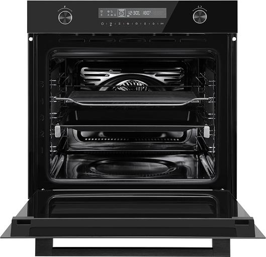 Духовой шкаф Электрический Weissgauff EOM 751 PDB Black Edition черный фото 2