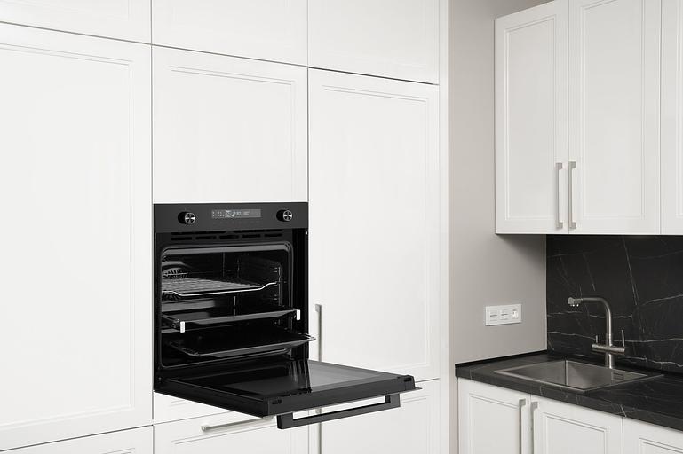 Духовой шкаф Электрический Weissgauff EOM 751 PDB Black Edition черный фото 5