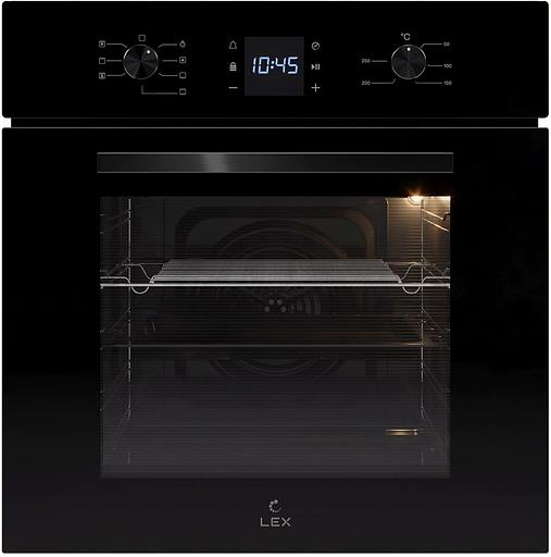 Духовой шкаф Электрический Lex EDM 071 BBL черный фото 1