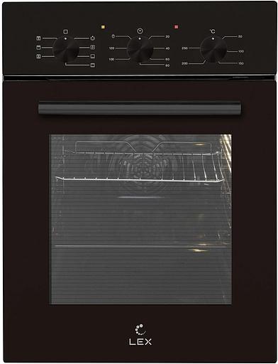 Духовой шкаф Электрический Lex EDM 4570 BBL черный фото 1