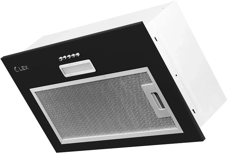 Вытяжка встраиваемая Lex GS Bloc LIGHT 600 черный управление: кнопочное (1 мотор) фото 1