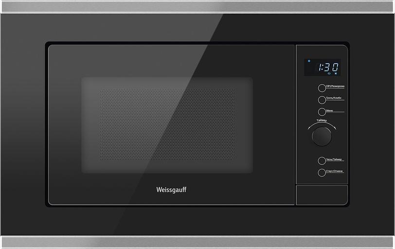 Микроволновая печь Weissgauff HMT-720 BX Grill 20л. 700Вт черный (встраиваемая) фото 1