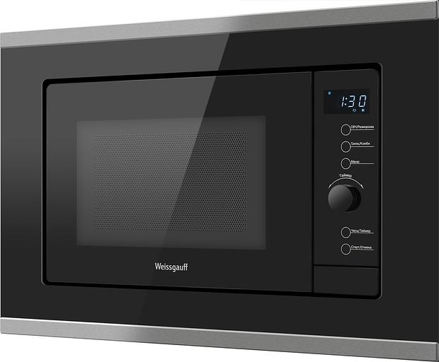 Микроволновая печь Weissgauff HMT-720 BX Grill 20л. 700Вт черный (встраиваемая) фото 2