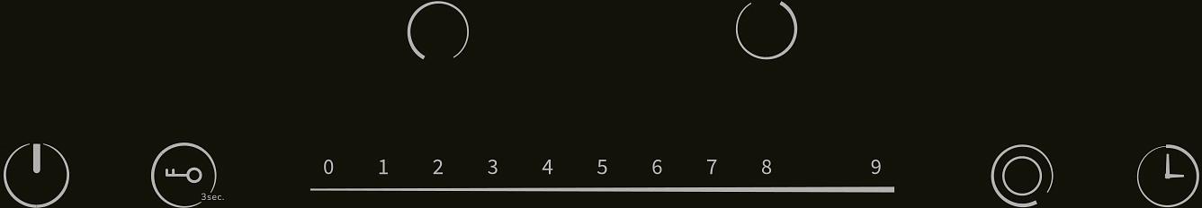 Варочная поверхность Lex EVH 321A BL черный фото 2