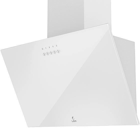 Вытяжка каминная Lex Moza 450 белый управление: кнопочное (1 мотор) фото 1