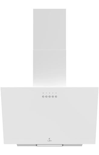 Вытяжка каминная Lex Moza 450 белый управление: кнопочное (1 мотор) фото 2