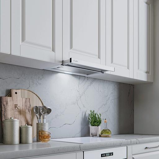 Вытяжка встраиваемая Lex HIDE 600 белый управление: кнопочное (1 мотор) фото 6