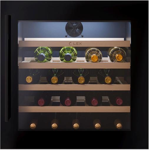Винный шкаф Lex LWD6036BL 1-нокамерн. черный стекло (CHAT500006) фото 1