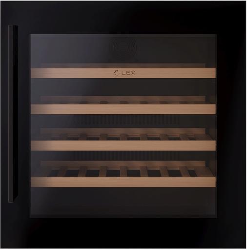 Винный шкаф Lex LWD6036BL 1-нокамерн. черный стекло (CHAT500006) фото 5