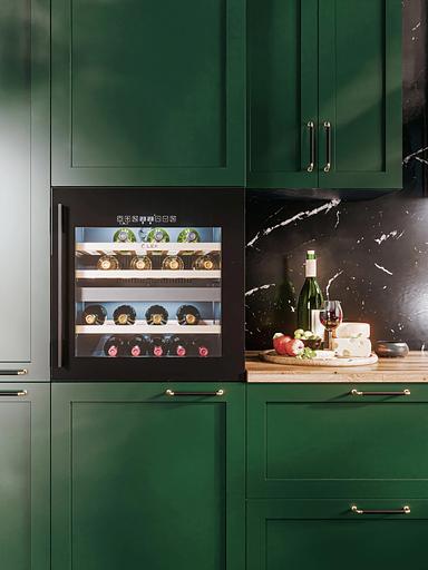 Винный шкаф Lex LWD6036BL dual zone S 1-нокамерн. черный стекло (CHAT500009) фото 8