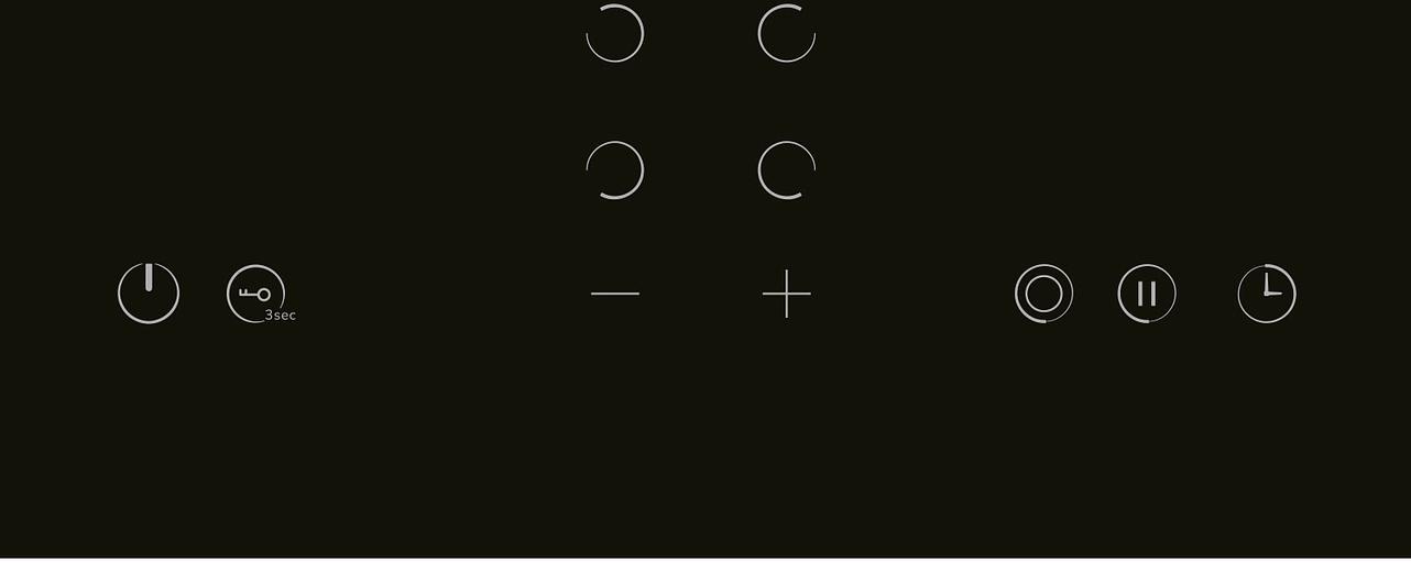 Варочная поверхность Lex EVH 641A BL черный фото 2