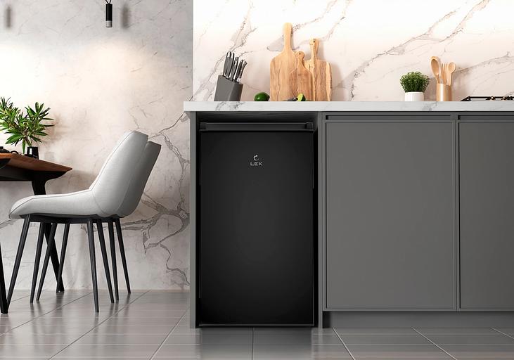 Холодильник Lex LSD100BL 1-нокамерн. черный фото 4