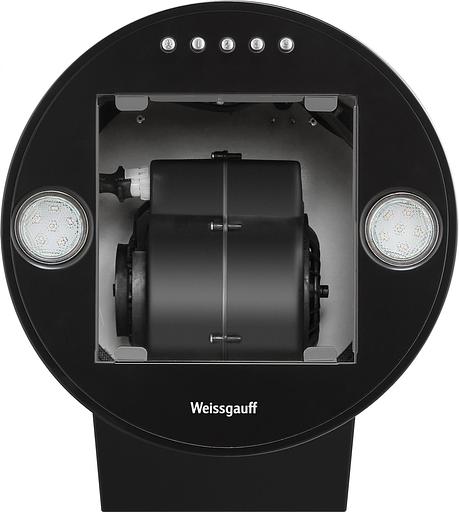 Вытяжка каминная Weissgauff Tubus 900 PB BL черный управление: кнопочное (1 мотор) фото 4