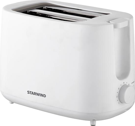 Тостер Starwind ST4107 750Вт белый/белый фото 1