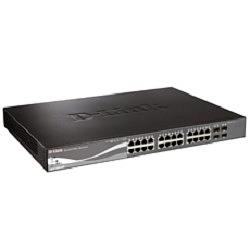 D-Link DGS-1510-28P/A1A PROJ Настраиваемый L2+ стекируемый коммутатор с 24 портами 10/100/1000Base-T, 2 портами 1000Base-X SFP и 2 портами 10GBase-X SFP+ (24 порта PoE 802.3af/at, PoE-бюджет 193 Вт) фото 1
