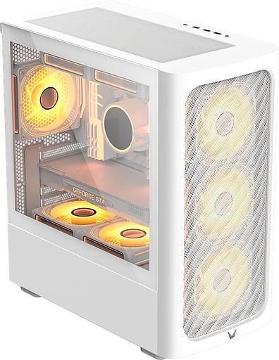 Корпус Formula Air Mesh G3 белый без БП mATX 4x120mm 2x140mm 2xUSB3.0 audio bott PSU фото 2