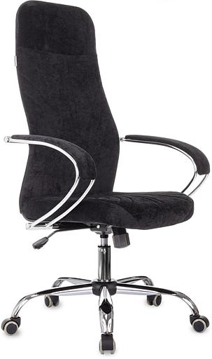 Кресло руководителя Бюрократ CH-610SL черный Light-20 крестов. металл хром фото 1